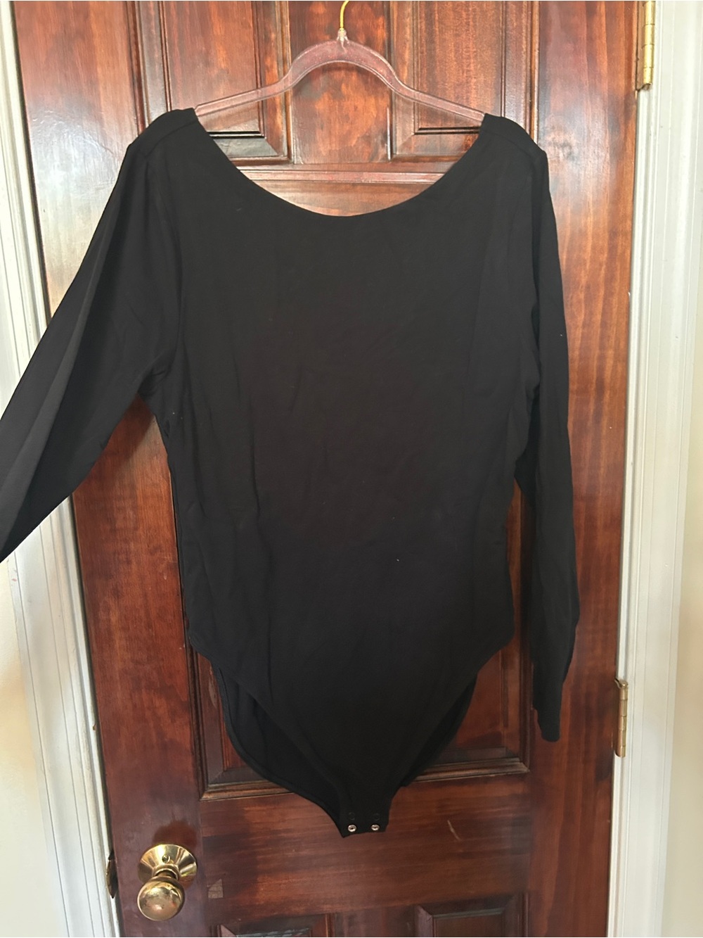 Black Longsleeve Bodysuit